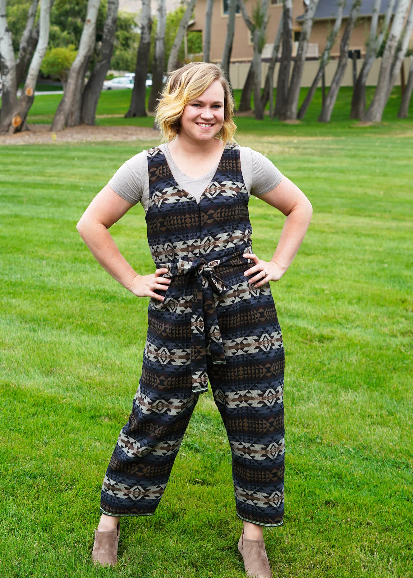 Free Pattern Review The Peppermint Jumpsuit by In the Folds